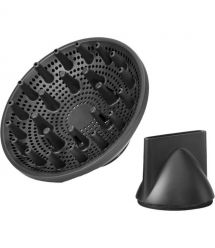 BaByliss Фен Titanium Shine, 1600Вт, 3 режима, ионизация, холодный обдув, 2 насадки, темно-серый