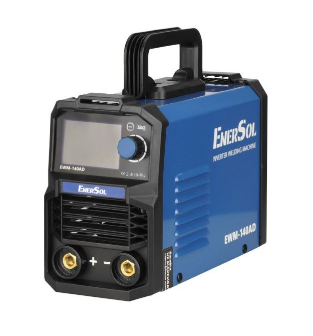 EnerSol Сварочный аппарат инверторный EWM-140AD 20-140А 6.1кВт 160-260В 2.9кг
