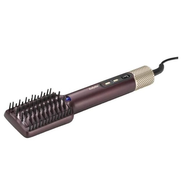 BaByliss Фен-щетка Air Power, 900Вт, 3 режима, холодный обдув, 2 насадки, фиолетовый