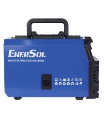 EnerSol Сварочный инверторный полуавтомат EWM-130AFDS (проволока 0.8мм + электрод 4мм) 20-160А 5.1кВт 160-260В 5.49кг