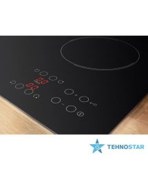 Indesit Варочная поверхность электрическая стеклокерамическая, 60 см, черная