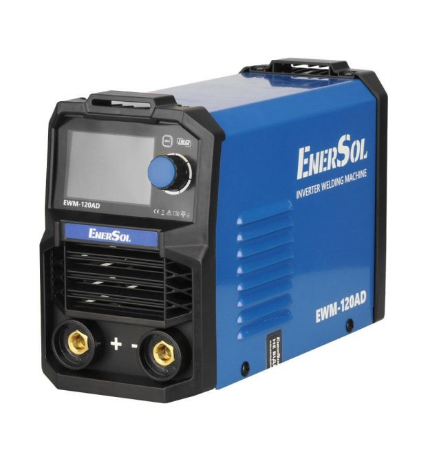 EnerSol Сварочный аппарат инверторный EWM-120AD 20-120А 5.1кВт 160-260В 2.8кг