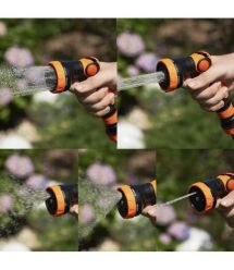 SEQUOIA Ороситель ручной SWPSN8 пистолетный пластик цинк 8 режимов регулировки напора воды 0.2кг