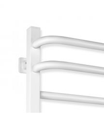 Navin Полотенцесушитель электрический Грандис, 800х480х161мм, таймер-регулятор, сталь, белый, левое подключение