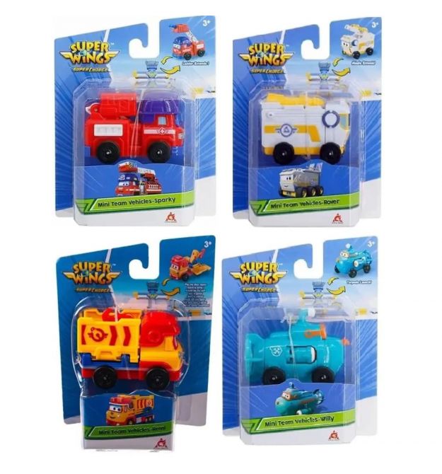 Super Wings Super Wings Mini Team Vehicles