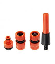 SEQUOIA Ороситель ручной SWSKIT1 прямой пластик цинк 2 режима коннектор 2шт штуцер 0.1кг