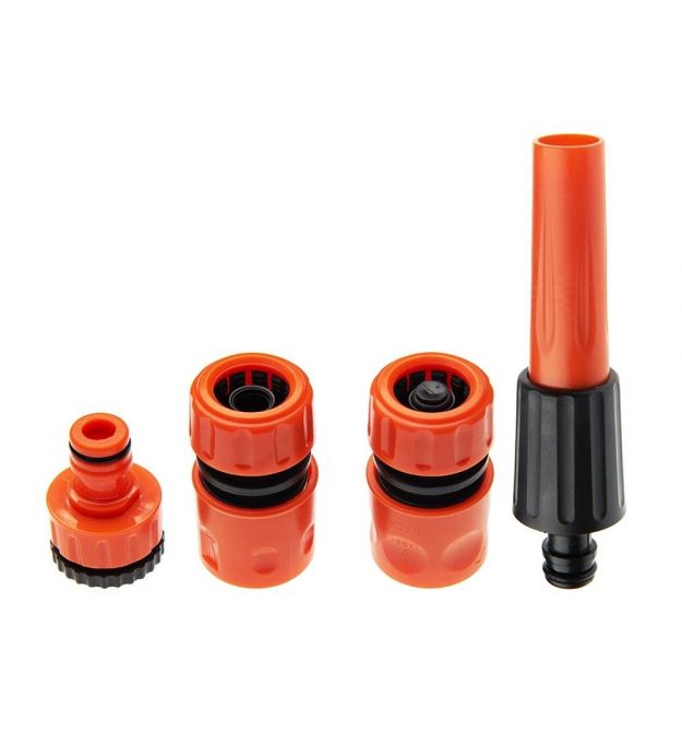 SEQUOIA Ороситель ручной SWSKIT1 прямой пластик цинк 2 режима коннектор 2шт штуцер 0.1кг