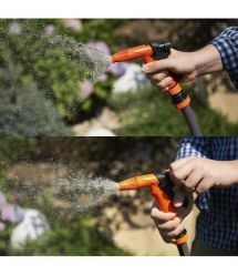 SEQUOIA Ороситель ручной SWSKIT2 пистолетный пластик цинк 2 режима регулировки напора воды коннектор 2шт штуцер 0.2кг