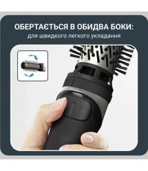 Rowenta Rowenta hair dryer brush Brush Active, 1000W, 3 modes, ioniz-i, cold blowing, rotation nozzle, ceramics, black