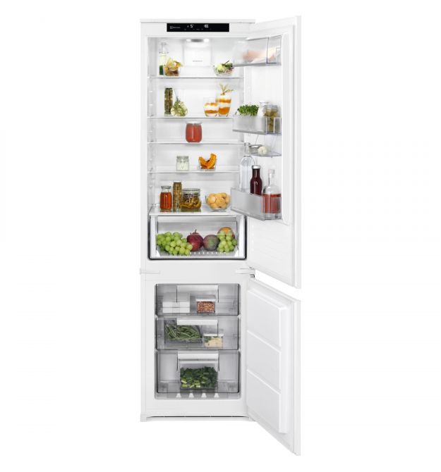 Electrolux Electrolux ref built-in with bottom freezer, 188.4x55x55, ref-213l, freez.-60l, 2doors, E, Combi, inv, display int, w