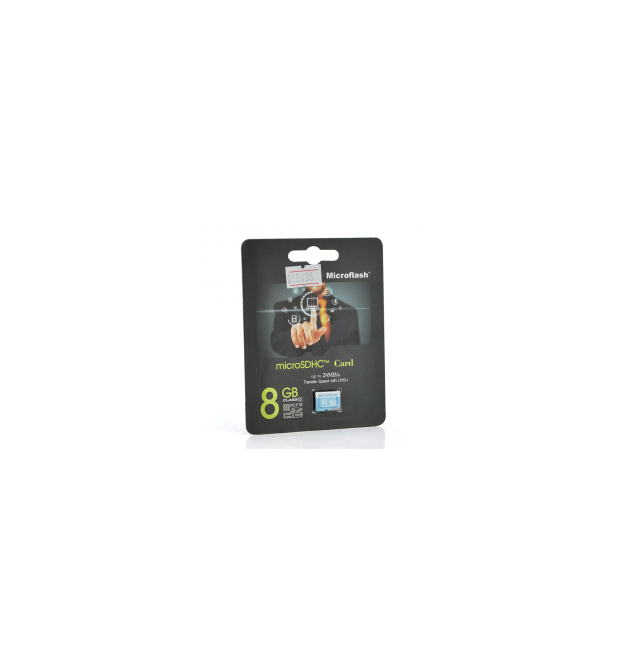 Карта памяти Microflash Micro SD cкорость передачи данных 28MB / s, class10, 8G