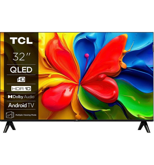 TCL Телевізор 32" TCL QLED HD 60Hz Smart Android TV Black
