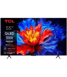 TCL Телевізор 55" TCL QLED 4K 144Hz Smart Google TV Titan ONKYO sound