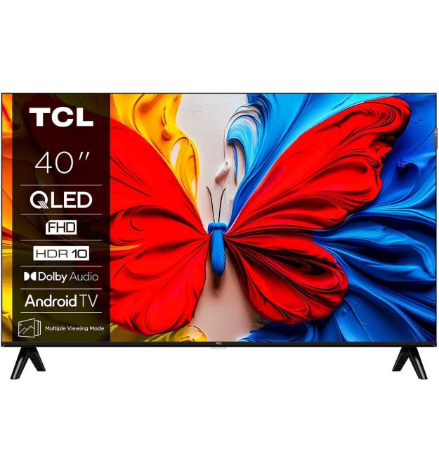 TCL Телевізор 40" TCL QLED FHD 60Hz Smart Android TV Black