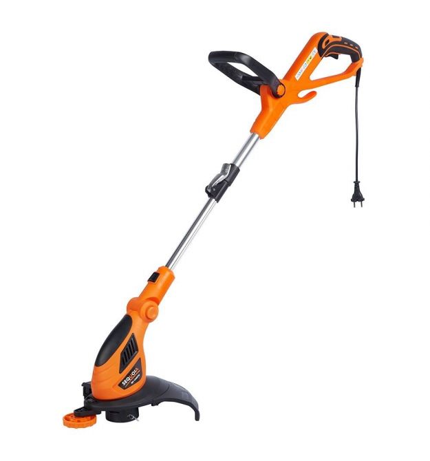 SEQUOIA Триммер садовый сетевой SET550DTW 550Вт 30см 11000об/мин леска 1.2мм телескопическая рукоятка 2.75кг