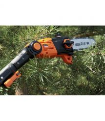 SEQUOIA Висоторіз ланцюговий акумуляторний SEQUOIA SBPS2008TO 20В шина 20см Oregon 5м/с штанга 186-266см 3.6кг