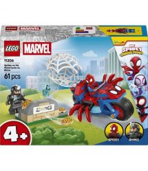 LEGO Конструктор LEGO Spidey Павук на мотоциклі проти Носорога