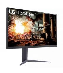 LG Монітор LG 31.5" 32GS75Q-B 2xHDMI, DP, Audio, IPS, 2560x1440, 180Hz, 1ms, sRGB 99%, G-SYNC, FreeSync, Pivot, HDR400
