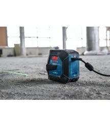 Bosch Нівелір лазерний Bosch Professional GLL 20-22 G 3.7В/4АА до 20м ±0.3мм/м зелений промінь чохол штатив IP 65 0.59кг