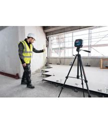 Bosch Нівелір лазерний Bosch Professional GLL 20-22 G 3.7В/4АА до 20м ±0.3мм/м зелений промінь чохол IP 65 0.59кг