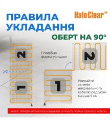 Navin Мат нагревательный HaloClear 190/600 двухжильный для систем отопления 3.0м кв, 0.5х6.0м 600Вт 230В