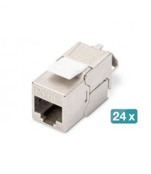 Digitus Патч-панель CАТ 6А STP, 19", 1U, 24 порта, модульная