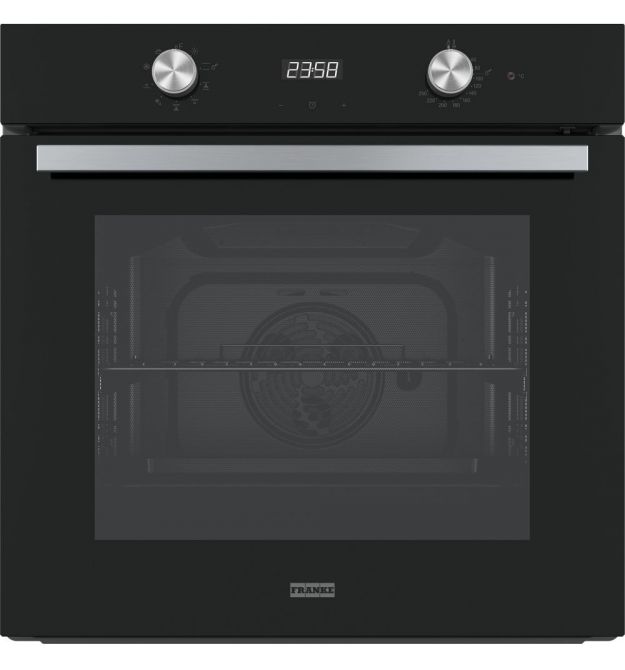 Franke Духовой шкаф электрический, 71л, сенсорное управление, дисплей, таймер, черный