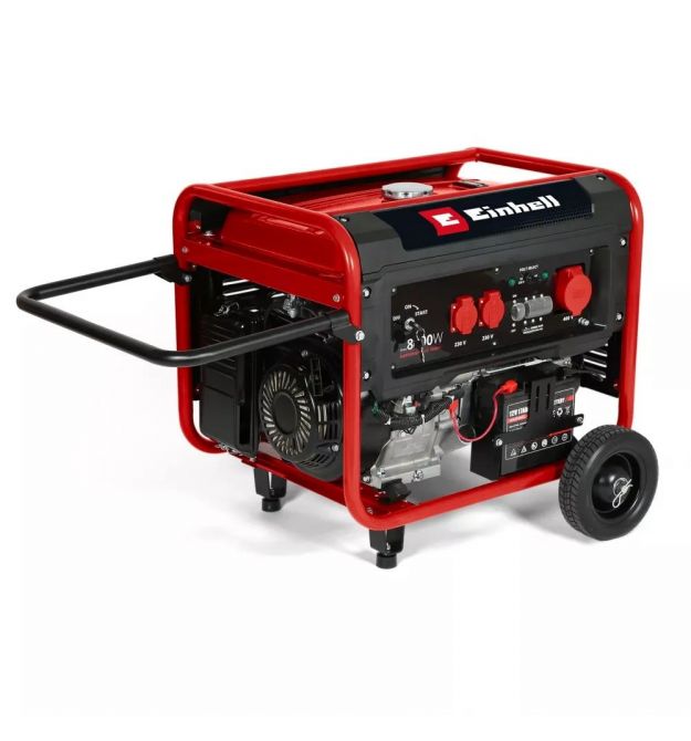 Einhell Бензиновый генератор TC-PG 8000 230В/400В, 3.3/8.0кВт, электростартер, AVR 25л, 96.74кг