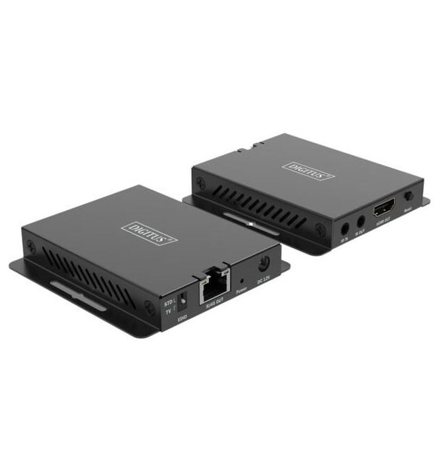 Digitus Набор удлинителей HDMI 4K/120 Гц, CAT6, 40 м