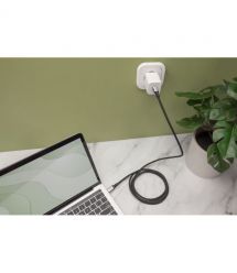 Digitus DIGITUS USB 4 connection cable, TypeC to TypeC, AL-Housing PP Braid 4K@60Hz, PD3.0, 20Gbits/s, 3m, bl.