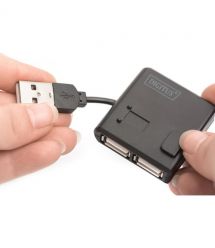 Digitus Концентратор USB 2.0, 4 порта, чорний