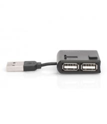 Digitus Концентратор USB 2.0, 4 порта, чорний