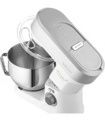 Sencor Кухонная машина 1200Вт, чаша-металл, корпус-пластик, насадок-19, подсветка, белый