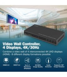 Digitus Контроллер видеостены 4K HDMI Video Wall 2x2