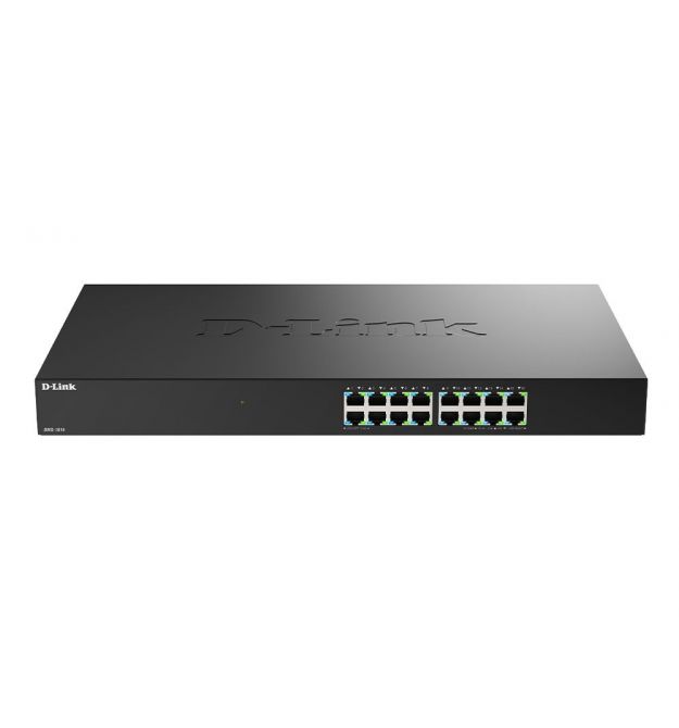 D-Link Коммутатор DMS-1016 16x2.5GE, Неуправляемый