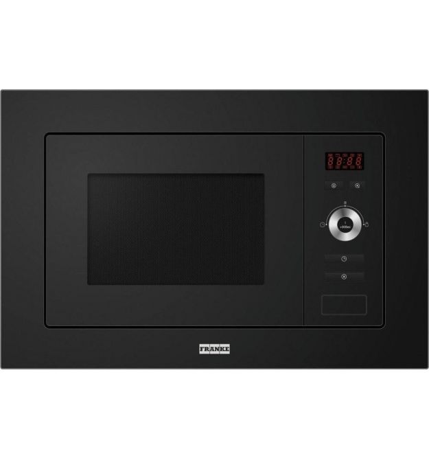 Franke Мікрохвильова піч Franke вбудовувана, 20л, 800Вт, гриль, дисплей, чорний