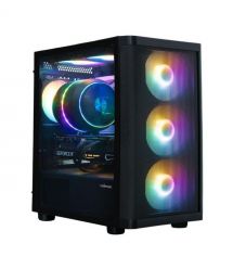 Zalman Корпус Zalman M4 SE без БП, 1xUSB3.0, 2xUSB2.0, 6x120мм FRGB, VGA 320мм, LCS ready, TG Side Panel, mATX, чорний