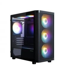 Zalman Корпус Zalman M4 SE без БП, 1xUSB3.0, 2xUSB2.0, 6x120мм FRGB, VGA 320мм, LCS ready, TG Side Panel, mATX, чорний