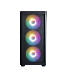 Zalman Корпус Zalman M4 SE без БП, 1xUSB3.0, 2xUSB2.0, 6x120мм FRGB, VGA 320мм, LCS ready, TG Side Panel, mATX, чорний
