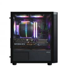 Zalman Корпус Zalman M4 SE без БП, 1xUSB3.0, 2xUSB2.0, 6x120мм FRGB, VGA 320мм, LCS ready, TG Side Panel, mATX, чорний