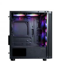 Zalman Корпус Zalman M4 SE без БП, 1xUSB3.0, 2xUSB2.0, 6x120мм FRGB, VGA 320мм, LCS ready, TG Side Panel, mATX, чорний