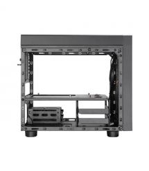 Chieftec Корпус The Cube CI-03B, без БП, 2xUSB3.0, 1xUSB3.2 Gen2 Type-C, 1x200мм HDB, VGA 335мм, LCS ready, mATX, черный