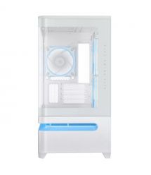 ASUS Корпус Prime AP202 Tempered Glas ARGB, без БЖ, 2xUSB3.2, 1xUSB Type-C, Tempered Glass side, mATX, білий 90DC00P3-B19000