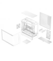 ASUS Корпус Prime AP202 Tempered Glas ARGB, без БЖ, 2xUSB3.2, 1xUSB Type-C, Tempered Glass side, mATX, білий 90DC00P3-B19000