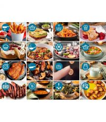 Philips Мультипечь Ovi XL Series 3000, 1700Вт, чаша-6.2л, сенсорное управл., 12 авто. программ, пластик, чорний