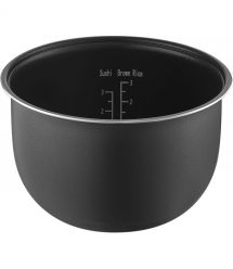 Sencor Рисоварка 350Вт, чаша-0.6л, LED дисплей, алюминий, нерж.сталь, пластик, черный