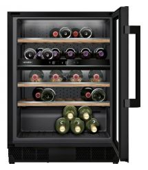 Siemens Wine cooler Siemens, 82x60x58, volume-120L, 2 zone, bottles -44, ST, display, black