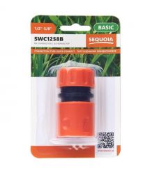 SEQUOIA Конектор для шланга SEQUOIA SWC1258B 1/2'-5/8' пластик 0.02кг