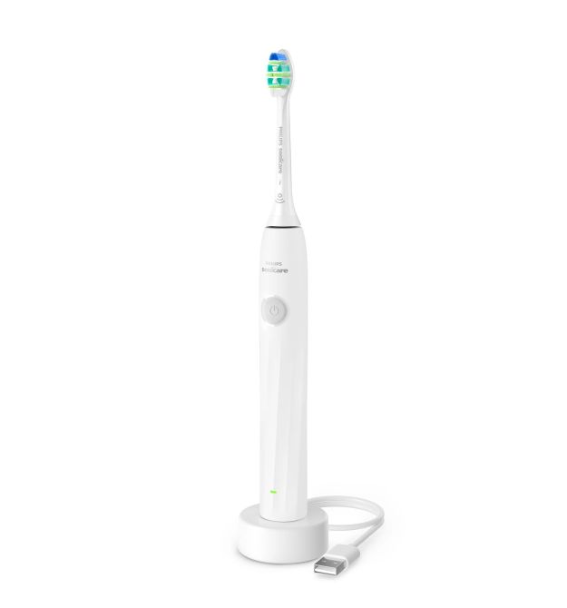Philips Philips toothbrush electric Sonicare 2100, nozzle-1, 2 intensity levels, white