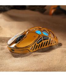 GravaStar Мышь Mercury X Pro, 8K, BT/WL/USB-A, RGB, Battle-Worn Yellow